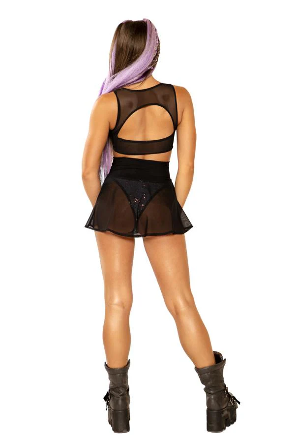 FF336 - Mesh Skater Skirt - Image 6